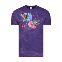 Cloud Purple Koalas With Tutu Vintage Tee - LillyAllenDesigns