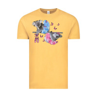 Vintage Mustard Koalas With Tutu Vintage Tee - LillyAllenDesigns