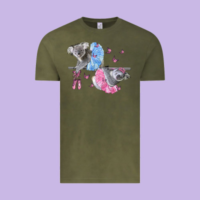 Koalas With Tutu Vintage Tee Designed By Lillyallendesigns