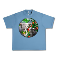 Pebble Blue christmas southdown baby sheeps Urban Heavy Tee - LillyAllenDesigns