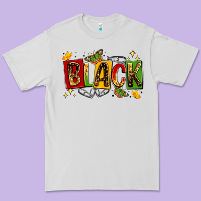 Black Premium Tee Designed By Lillyallendesigns