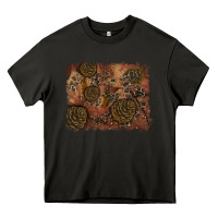 Asphalt glitter leopard fall background Heavy Core Tee - RanaPortraitStore