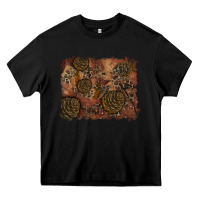 Black glitter leopard fall background Heavy Core Tee - RanaPortraitStore