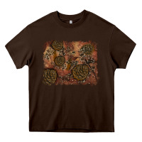 Chocolate Brown glitter leopard fall background Heavy Core Tee - RanaPortraitStore