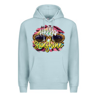 Blue Mist hello sunshine Premium Hoodie - BarkalooDesign