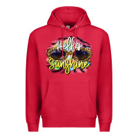 Cardinal hello sunshine Premium Hoodie - BarkalooDesign
