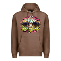 Chestnut hello sunshine Premium Hoodie - BarkalooDesign