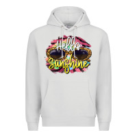 Dove Grey hello sunshine Premium Hoodie - BarkalooDesign