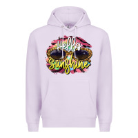 Lilac hello sunshine Premium Hoodie - BarkalooDesign