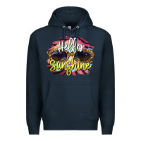 Navy hello sunshine Premium Hoodie - BarkalooDesign