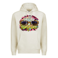 Oatmeal Heather hello sunshine Premium Hoodie - BarkalooDesign