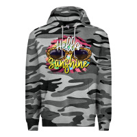 Slate Camo hello sunshine Premium Hoodie - BarkalooDesign
