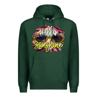 Sports Green hello sunshine Premium Hoodie - BarkalooDesign