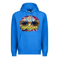 True Royal hello sunshine Premium Hoodie - BarkalooDesign