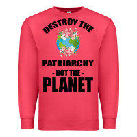 Cardinal Destroy the patriarchy not the planet Premium Sweatshirt - Bettercallsaul