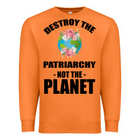 Carrot Destroy the patriarchy not the planet Premium Sweatshirt - Bettercallsaul