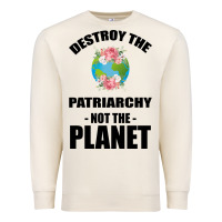 Sandshell Destroy the patriarchy not the planet Premium Sweatshirt - Bettercallsaul