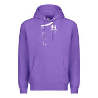 Purple chef uniform jacket cooking Premium Hoodie - linhVisuals