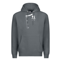Rock chef uniform jacket cooking Premium Hoodie - linhVisuals