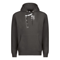 Smoke chef uniform jacket cooking Premium Hoodie - linhVisuals
