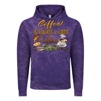 Cloud Purple coffee is always a good idea Vintage Hoodie - BarkalooDesign