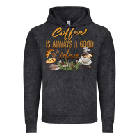 Vintage Black coffee is always a good idea Vintage Hoodie - BarkalooDesign