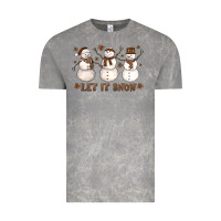 Cloud Rock Let It Snow Snowmen Vintage Tee - LillyAllenDesigns