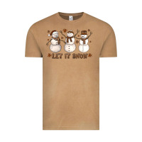 Vintage Camel Let It Snow Snowmen Vintage Tee - LillyAllenDesigns