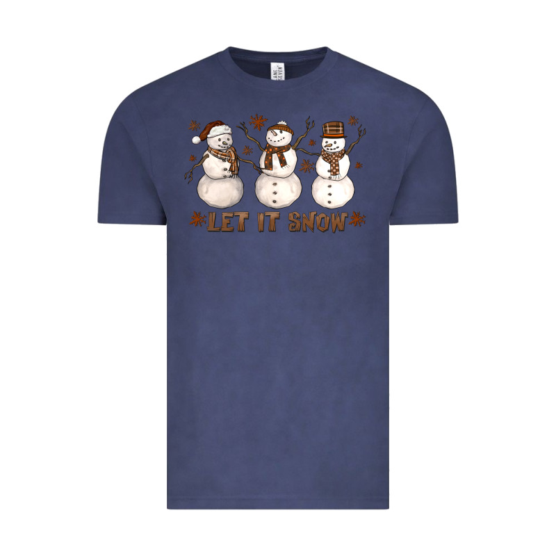 Let It Snow Snowmen Vintage Tee by LillyAllenDesigns | Teevron