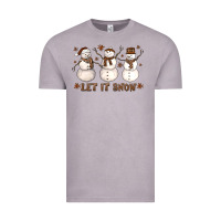 Vintage Zinc Let It Snow Snowmen Vintage Tee - LillyAllenDesigns