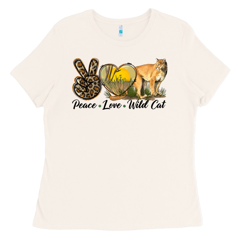Peace Love Wild Cat Ladies Tee by LillyAllenDesigns | Teevron