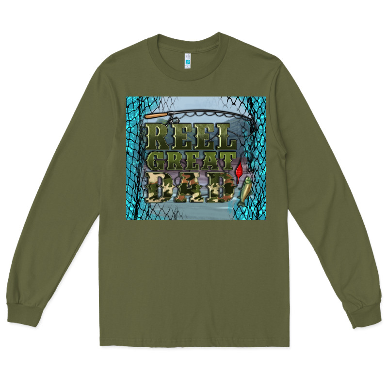 Reel Great Dad Long Sleeve Tee by Artiststas | Teevron