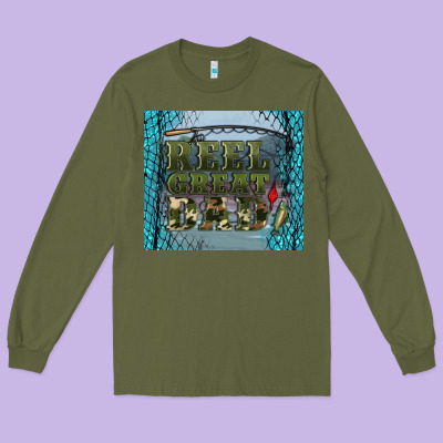 Reel Great Dad Long Sleeve Tee Designed By Artiststas
