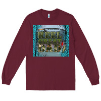 Burgundy reel great dad Long Sleeve Tee - Artiststas