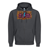 Smoke Leopard Mimi Lightning Zipper Hoodie - RanaPortraitStore