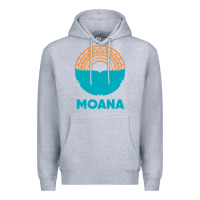 Heather Grey moana pasifika rugby Premium Hoodie - linhVisuals