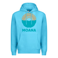 Ocean Blue moana pasifika rugby Premium Hoodie - linhVisuals