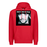 Red #BRET MICHAELS Premium Hoodie - linhVisuals