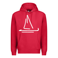 Cardinal sailing boat Premium Hoodie - linhVisuals