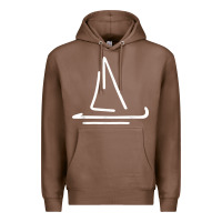 Chestnut sailing boat Premium Hoodie - linhVisuals