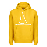 Lemon sailing boat Premium Hoodie - linhVisuals