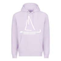 Lilac sailing boat Premium Hoodie - linhVisuals