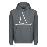 Rock sailing boat Premium Hoodie - linhVisuals