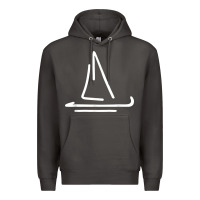 Smoke sailing boat Premium Hoodie - linhVisuals