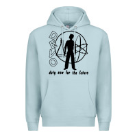Blue Mist devo duty now for the future Premium Hoodie - linhVisuals