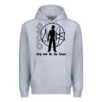 Heather Grey devo duty now for the future Premium Hoodie - linhVisuals