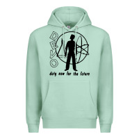 Seafoam devo duty now for the future Premium Hoodie - linhVisuals
