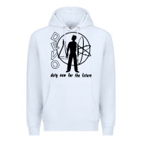 White devo duty now for the future Premium Hoodie - linhVisuals