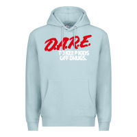 Blue Mist d.a.r.e Premium Hoodie - linhVisuals