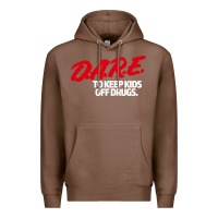 Chestnut d.a.r.e Premium Hoodie - linhVisuals